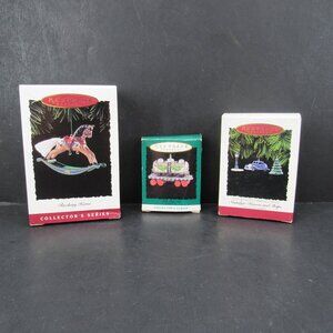 Hallmark Keepsake Ornament Lot of 3 Collector's Series Read Description Preowned